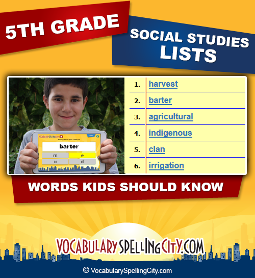 fifth-grade-social-studies-vocabularyspellingcity