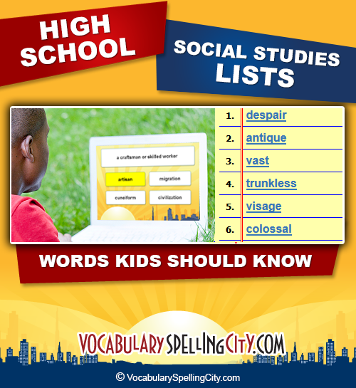 high-school-social-studies-vocabularyspellingcity