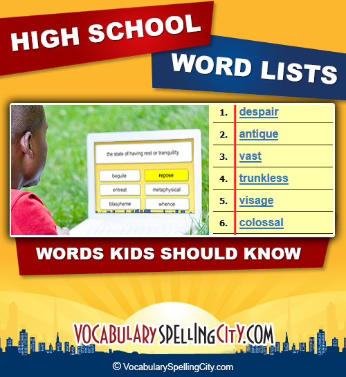high-school-spelling-words-high-school-spelling-lists-vocabularyspellingcity